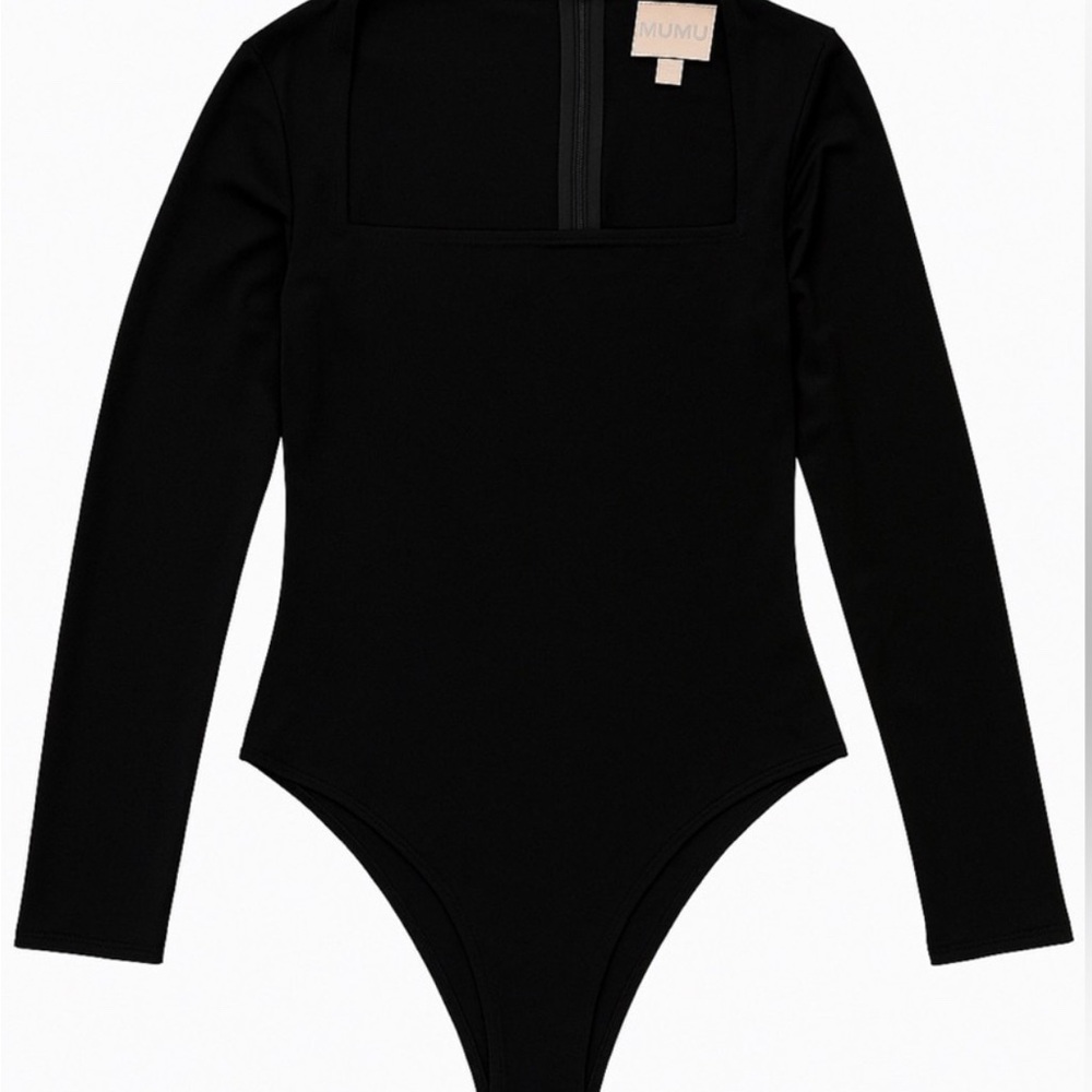 Show Me Your MuMu Black Long Sleeve Bodysuit - Picture 2 of 7